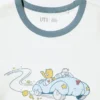 Grafisk T-shirt til kvinder med muntert motiv