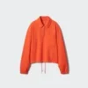 Halv-zip sweatshirt til kvinder