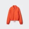 Halv-zip sweatshirt til kvinder