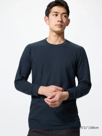 HEATTECH-bomuldst-shirt til mænd | Ekstra varm