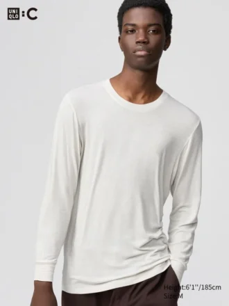 HEATTECH Extra Warm kashmirblanding T-shirt til mænd