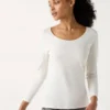 HEATTECH-T-shirt i bomuld til kvinder | Ekstra varm | Rund hals
