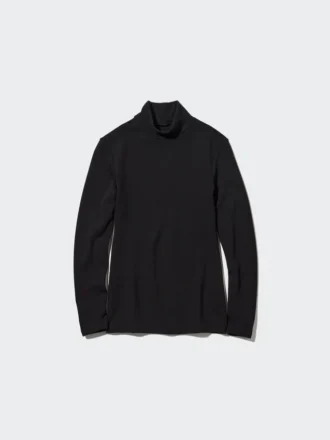 HEATTECH Ultra Warm T-shirt til kvinder | Høj hals
