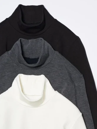 HEATTECH Ultra Warm T-shirt til kvinder | Høj hals