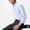 Herre-skjorte i Oxford-slim fit | Stribet