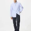 Herre-skjorte i Oxford-slim fit | Stribet