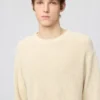 Herre-sweater med rund hals