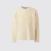 Herre-sweater med rund hals