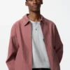 Herreblouson med lynlås