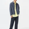 Herreblouson med lynlås