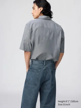 Herrejeans med bred benvidde