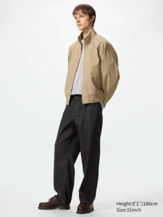 Herrejeans med bred, lige pasform