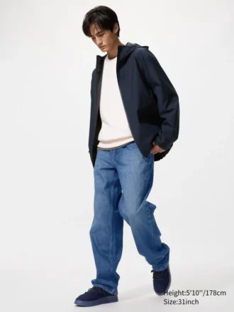 Herrejeans med bred, lige pasform | Tall
