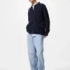 Herrejeans med bred, lige pasform | Tall
