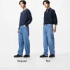 Herrejeans med bred, lige pasform | Tall
