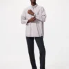 Herreskjorte i bredvævet stof | Button-down | Ternet