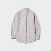 Herreskjorte i bredvævet stof | Button-down | Ternet