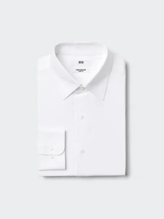 Herresuper-strygefri slim-skjorte | Almindelig krave