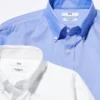 Herresuper-strygefri slim-skjorter | Knapkrave