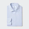 Herresuper-strygefri slim-skjorter | Spredt krave | Ternet
