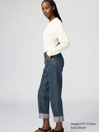 High Rise Regular Jeans til kvinder