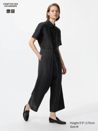 Jumpsuits i linneblanding til kvinder