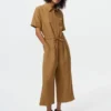 Jumpsuits i linneblanding til kvinder