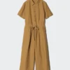Jumpsuits i linneblanding til kvinder