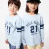 Kids AIRism bomulds-T-shirt | Langærmede T-shirts