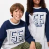 Kids AIRism bomulds-T-shirt | Langærmede T-shirts | Grafik