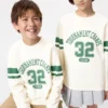 Kids AIRism bomulds-T-shirt | Langærmede T-shirts | Grafik