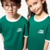 Kids AIRism bomulds-T-shirt med grafisk print