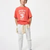 Kids AIRism bomulds-T-shirt med grafisk print