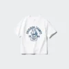 Kids AIRism bomulds-T-shirt med grafisk print