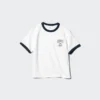 Kids AIRism bomulds-T-shirt med grafisk print