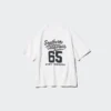Kids AIRism bomulds-T-shirt med grafisk print