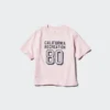 Kids AIRism bomulds-T-shirt med grafisk print