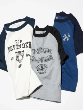 Kids AIRism bomulds-T-shirt med kort ærme og grafisk print