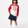 Kids AIRism langærmede bomulds-T-shirts | Grafik