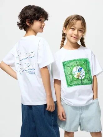 Kids Studio Ghibli UT Graphic T-shirt | Drengen og hejren