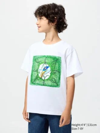 Kids Studio Ghibli UT Graphic T-shirt | Drengen og hejren