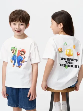 Kids the Super Mario Galaxy Movie UT Graphic T-shirt