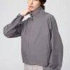 Kort blouson i bomuldsblanding for kvinder