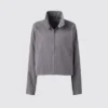 Kort blouson i bomuldsblanding for kvinder