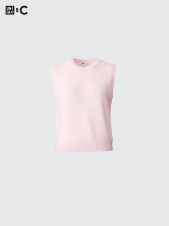 Kort cashmere-sweatere til kvinder | Ærmeløs