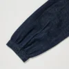 Kortærmede denimshorts med pintucks til kvinder