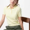 Kortærmet polo-sweater til kvinder