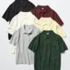 Kortærmet polo-sweater til kvinder