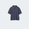 Kortærmet polo-sweater til kvinder