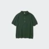 Kortærmet polo-sweater til kvinder